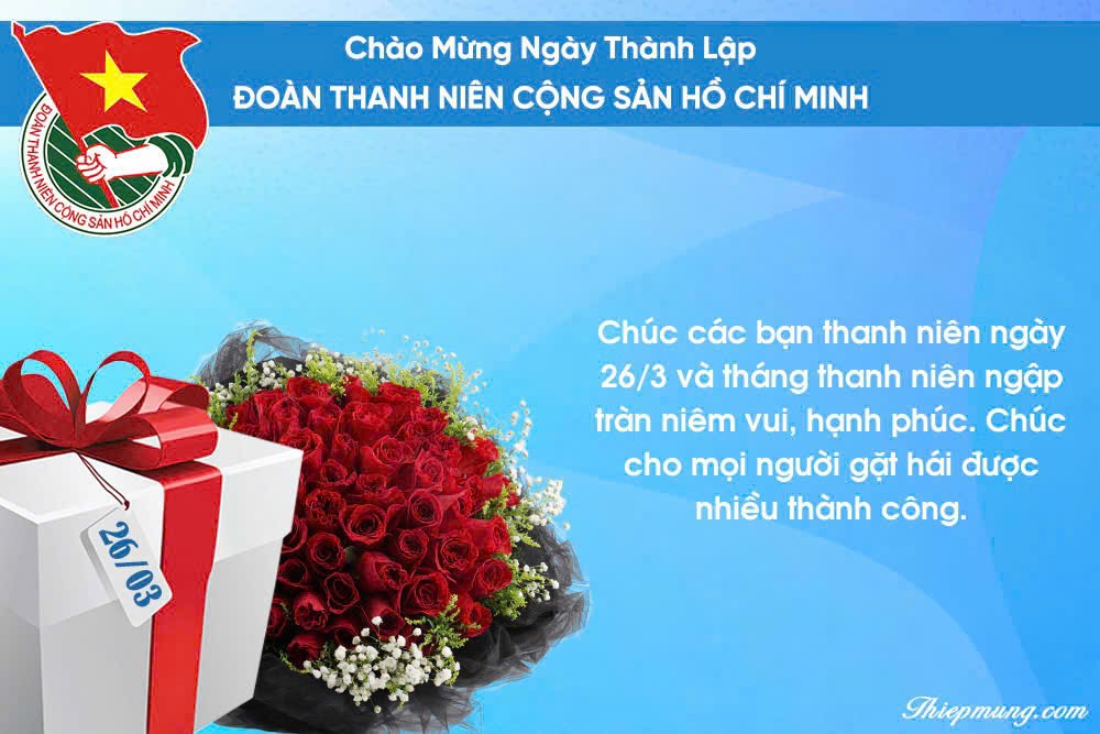 Chúc mừng 94 năm ngày thành lập Đoàn Thanh Niên Cộng Sản Hồ Chí Minh